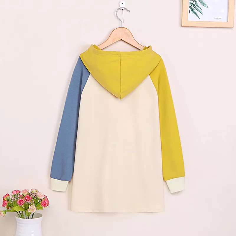 Riolio Smile Color-Block Hoodie - Image 2