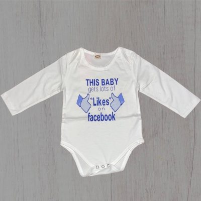 Baby Facebook Romper Top