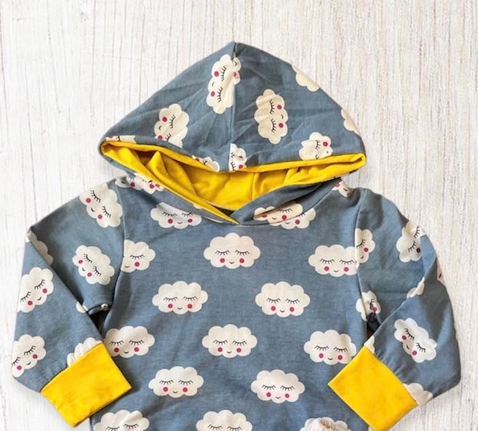 Sleepy Clouds Sweatshirt & Pants Set - 12 Months - Image 2