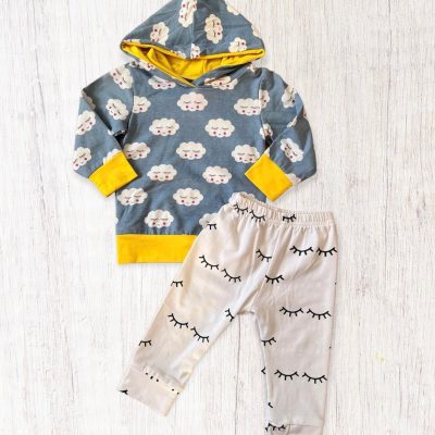 Sleepy Clouds Sweatshirt & Pants Set - 12 Months