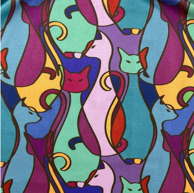 Sparkledots Retro Art Deco Cats Twirl Dress - Image 5