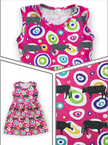 Sparkledots Moo! Pop Art Sundress - Image 2