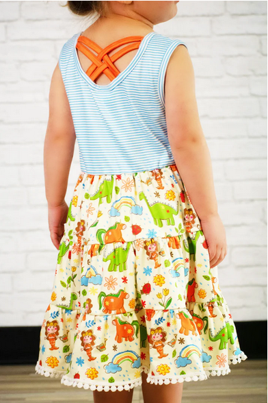 Sparkledots Friends CrissCross Twirl Dress - Image 4