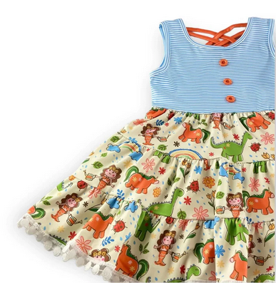 Sparkledots Friends CrissCross Twirl Dress - Image 2